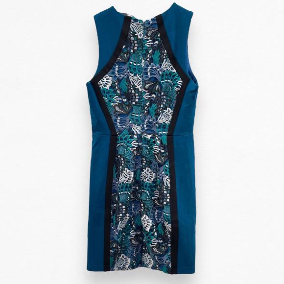 Adelyn Rae Pencil Sheath Bodycon Dress Crochet Geometric Lace Overlay NWOT - Picture 5 of 11